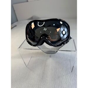 Zionor Lagopus Ski Goggles Black Silver Mirrored Lens Snowboard Eyewear ZN 5347